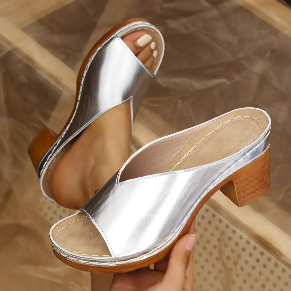 Open Toe Block Heel Sandals, image 7