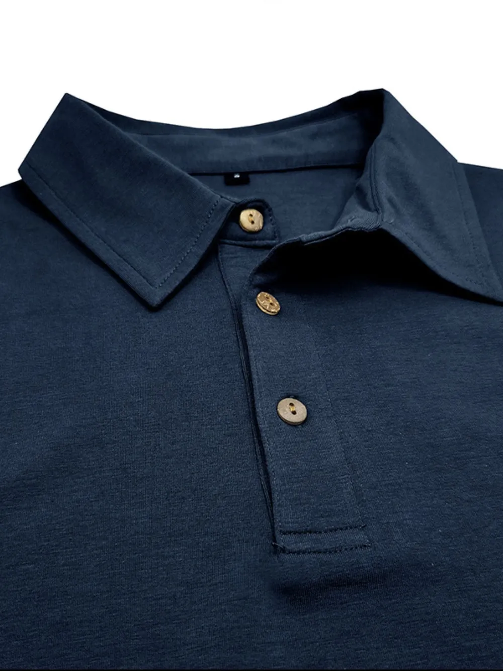 Men's Collared Neck Short Sleeve Polo Shirt, image 4