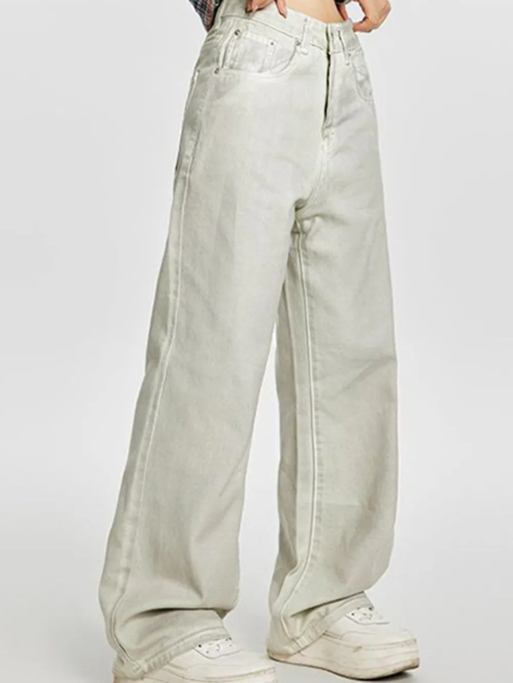 Men's High Waist Wide Leg Casual Pants