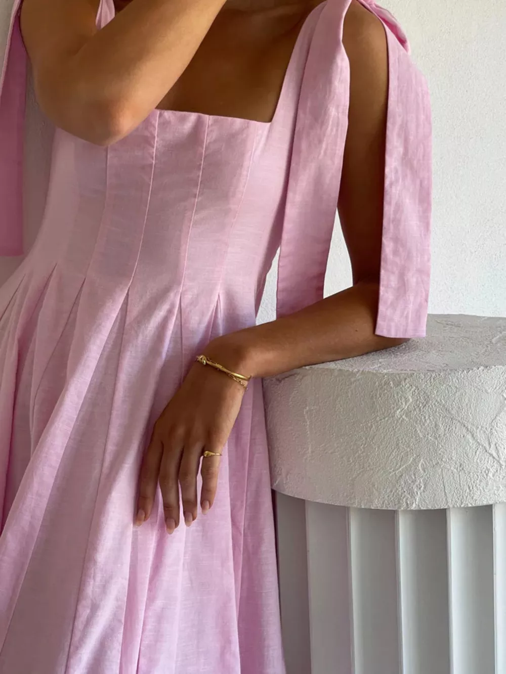 Gradient Tie Shoulder Maxi Dress, image 27