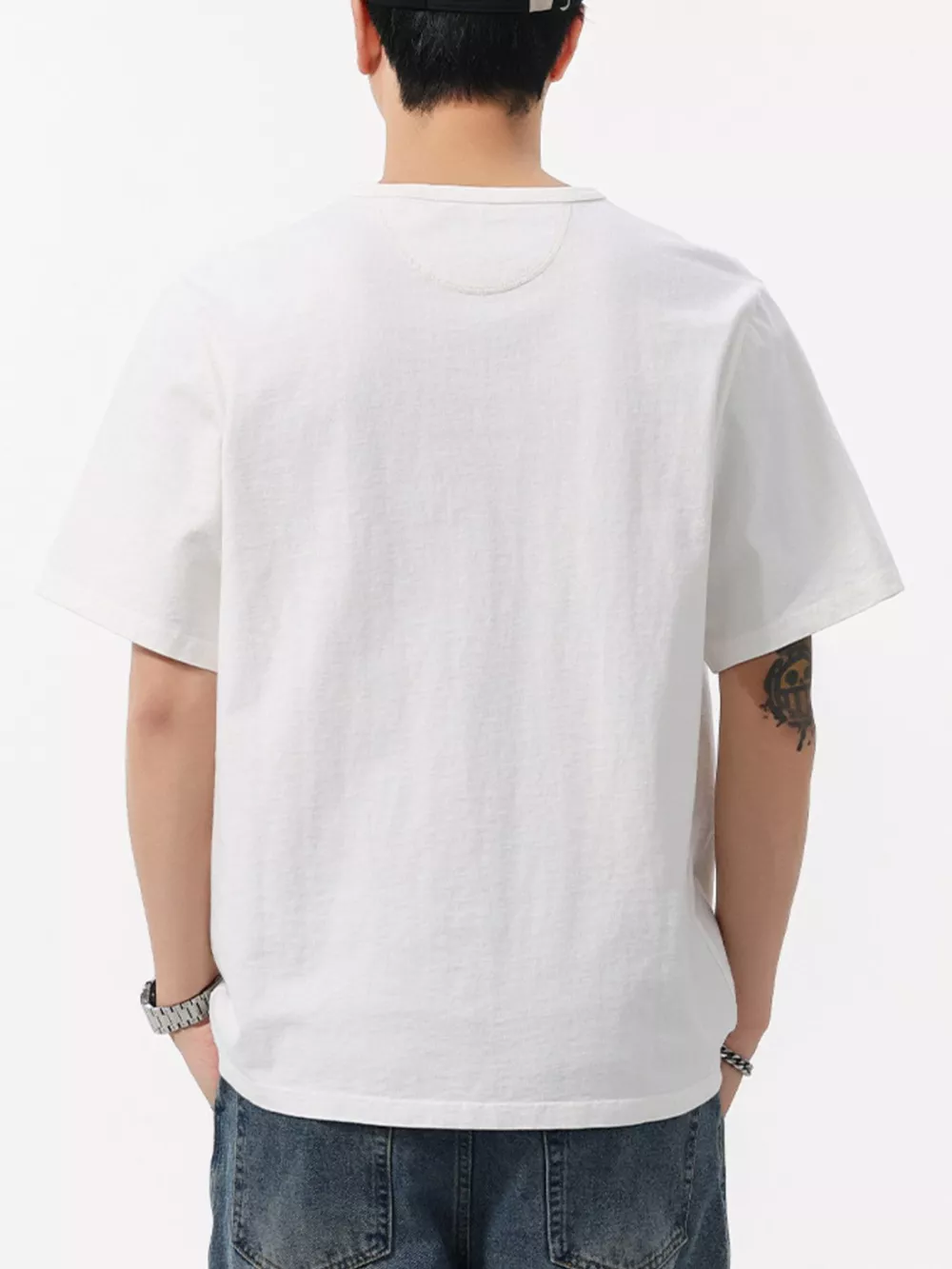Men's Full Size Round Neck Short Sleeve T-Shirt Plus Size, image 15