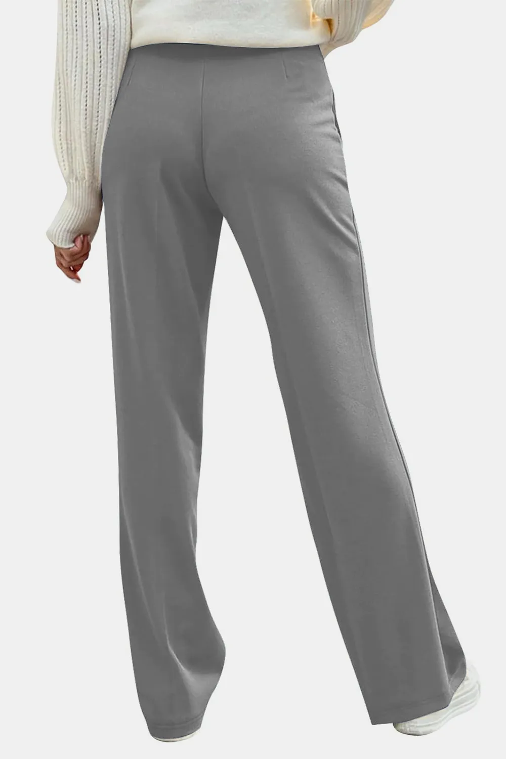 Decorative Button High Rise Pants, image 18