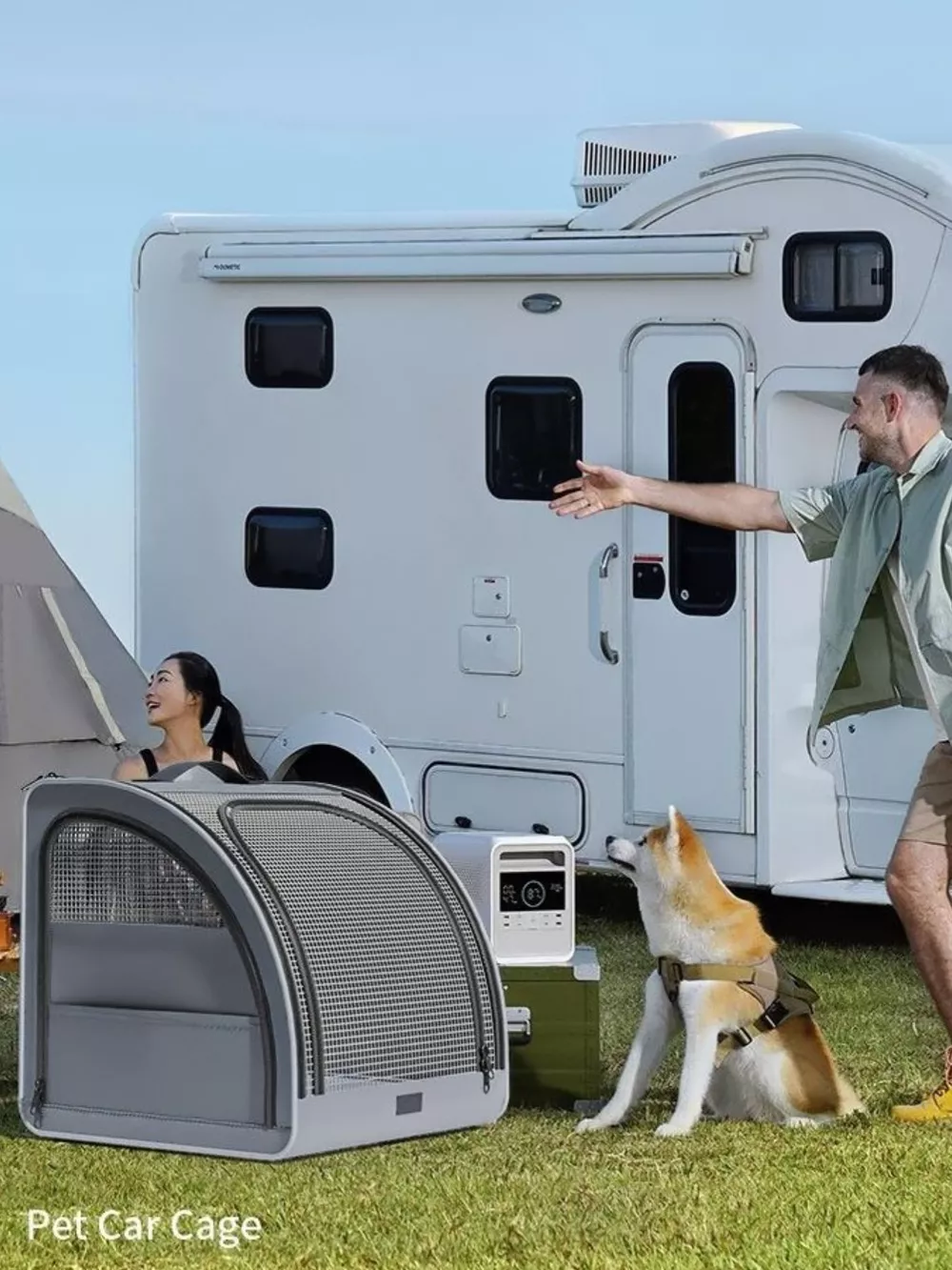 Portable Breathable Car Pet Cage, image 5