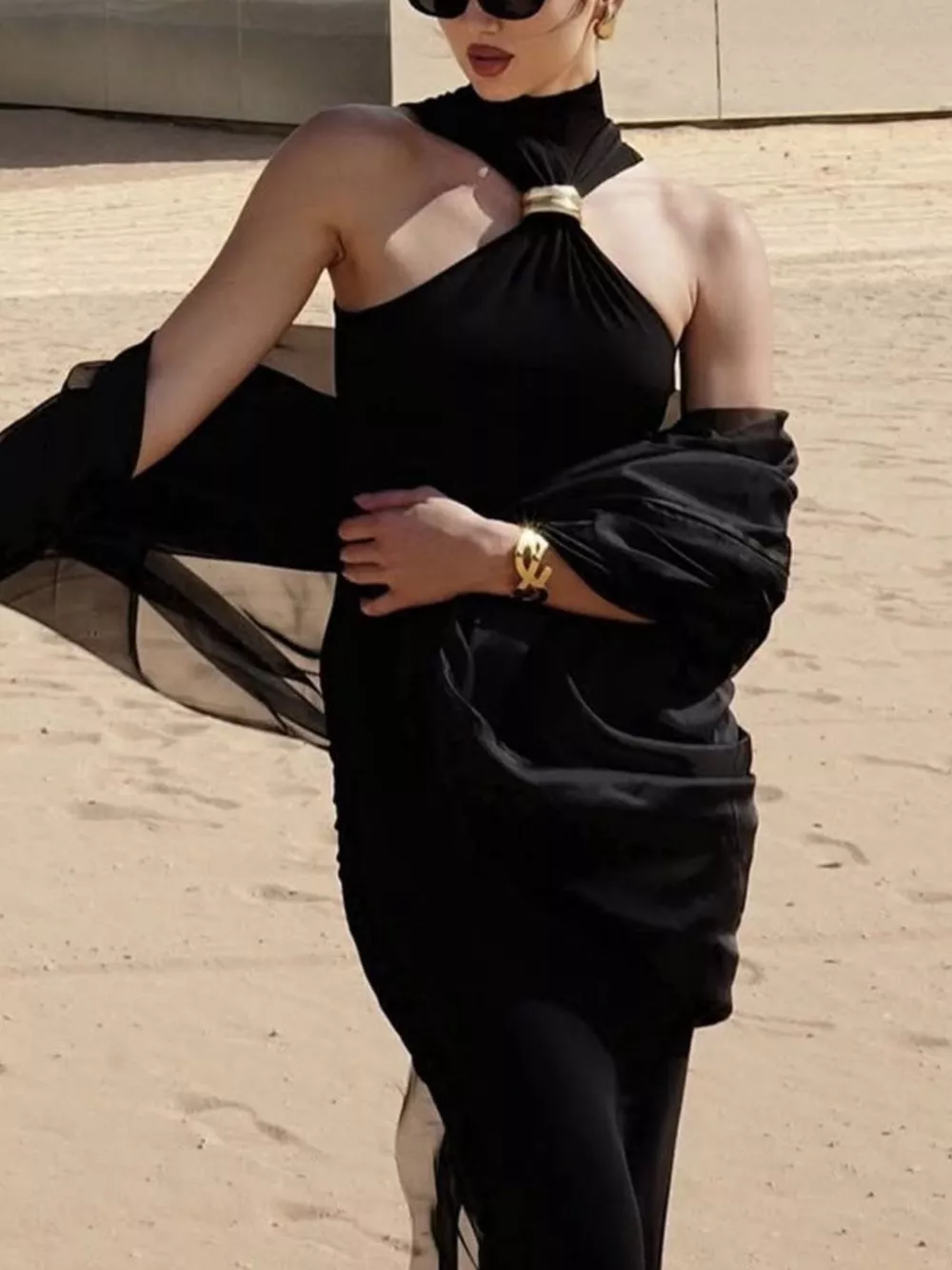 Ring Detail Turtleneck Tank, image 8