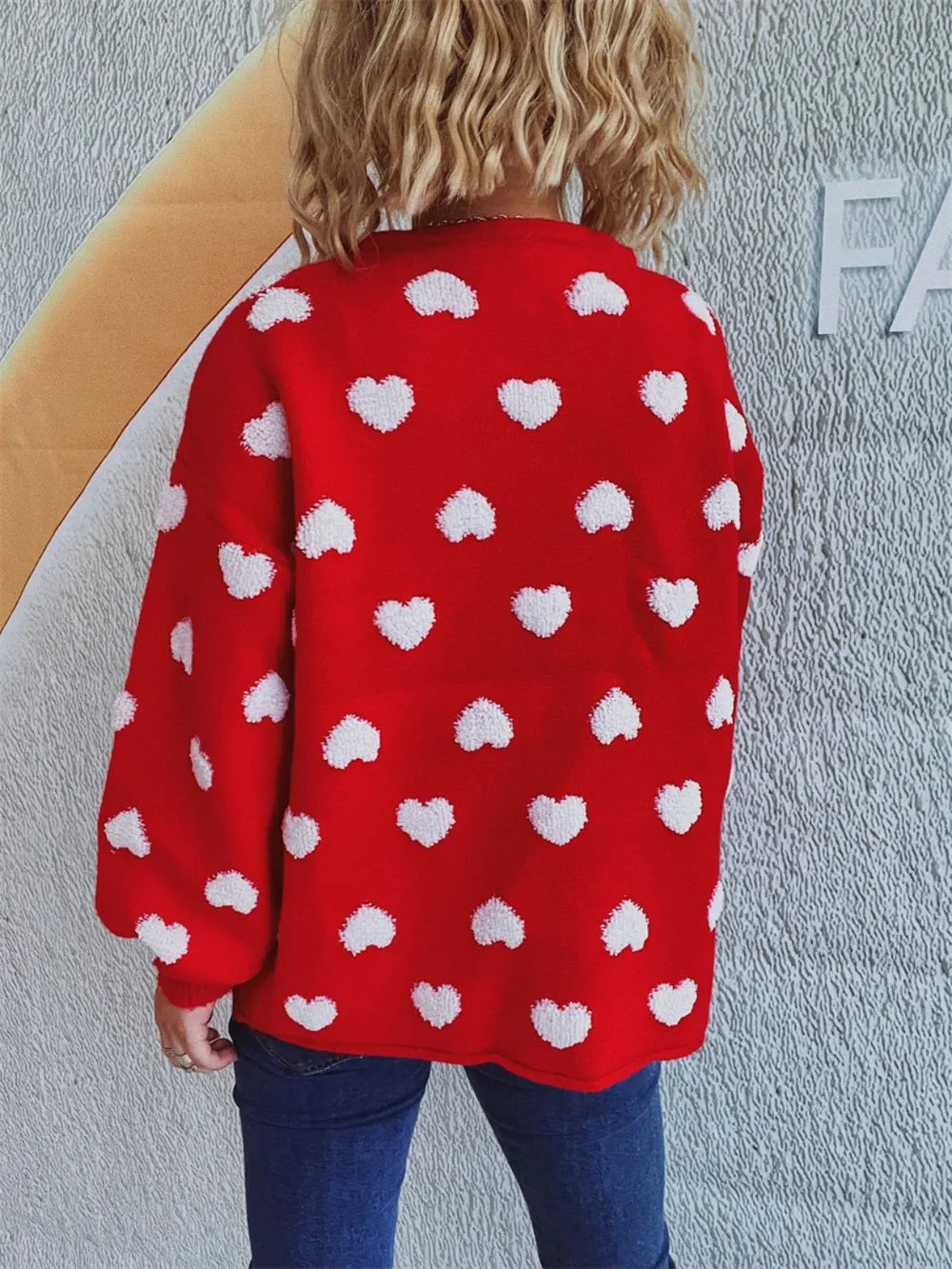 Heart Button Up Long Sleeve Cardigan, image 13