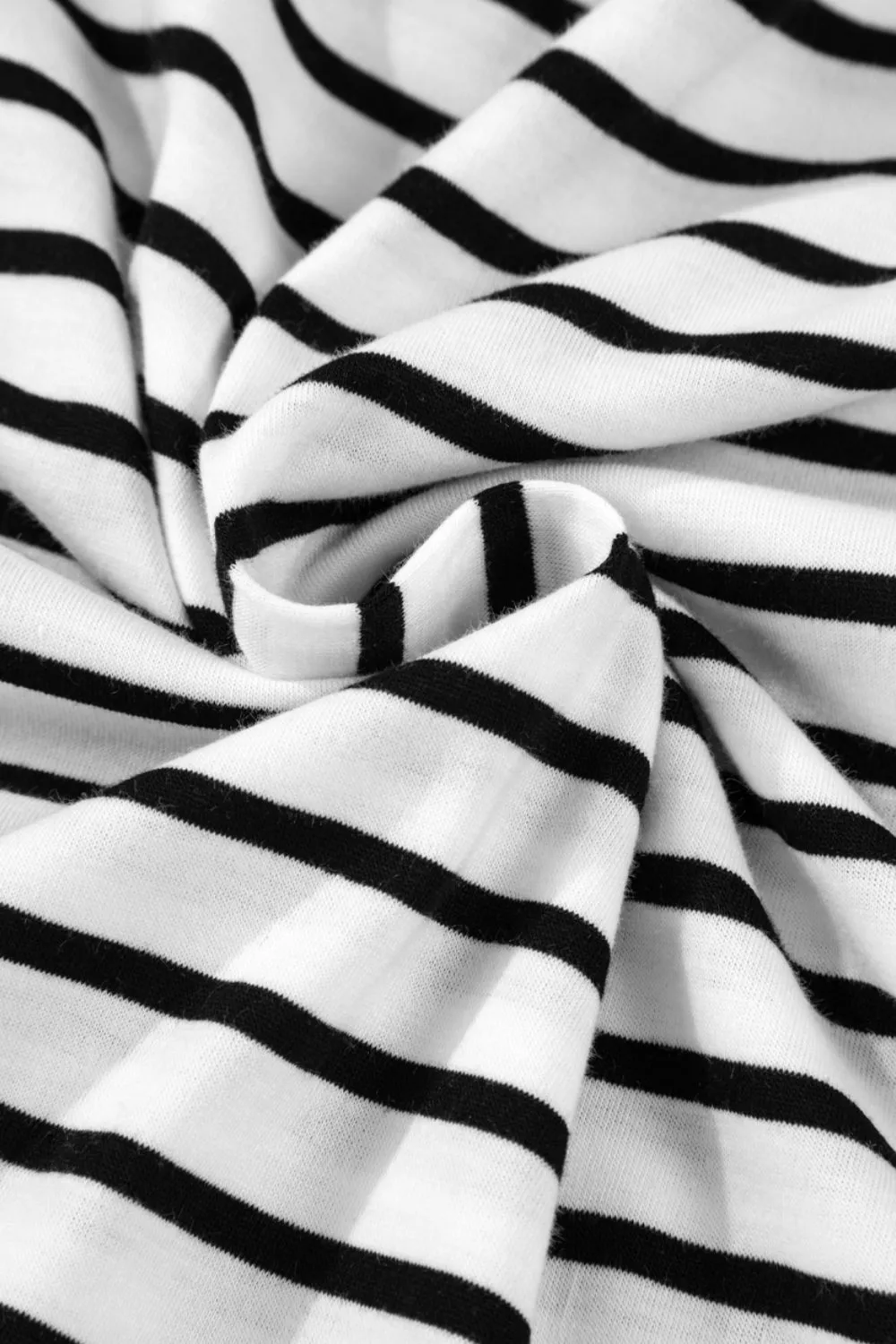Stripe Half Sleeve Scoop Neck Top, image 7