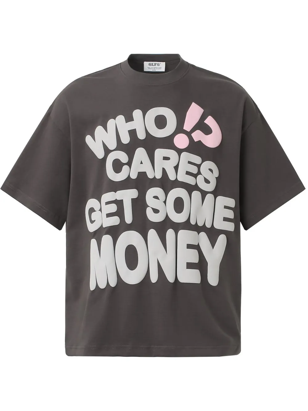 Men's Letter Round Neck Short Sleeve T-Shirt