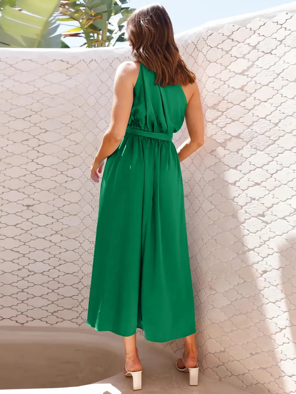 Single Shoulder Midi Dress, image 14