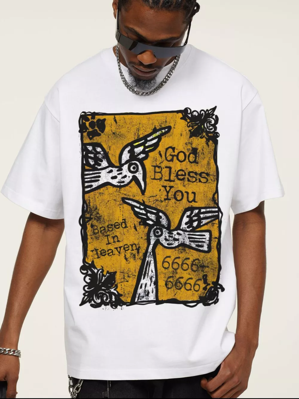 Men's Graphic Round Neck Short Sleeve T-Shirt, image 4