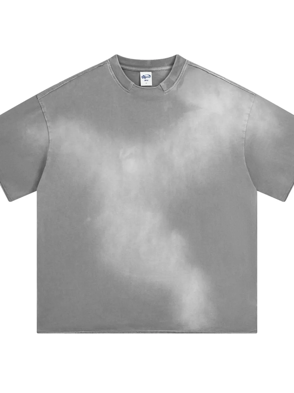 Men's Washed Round Neck Gradient T-Shirt, image 5