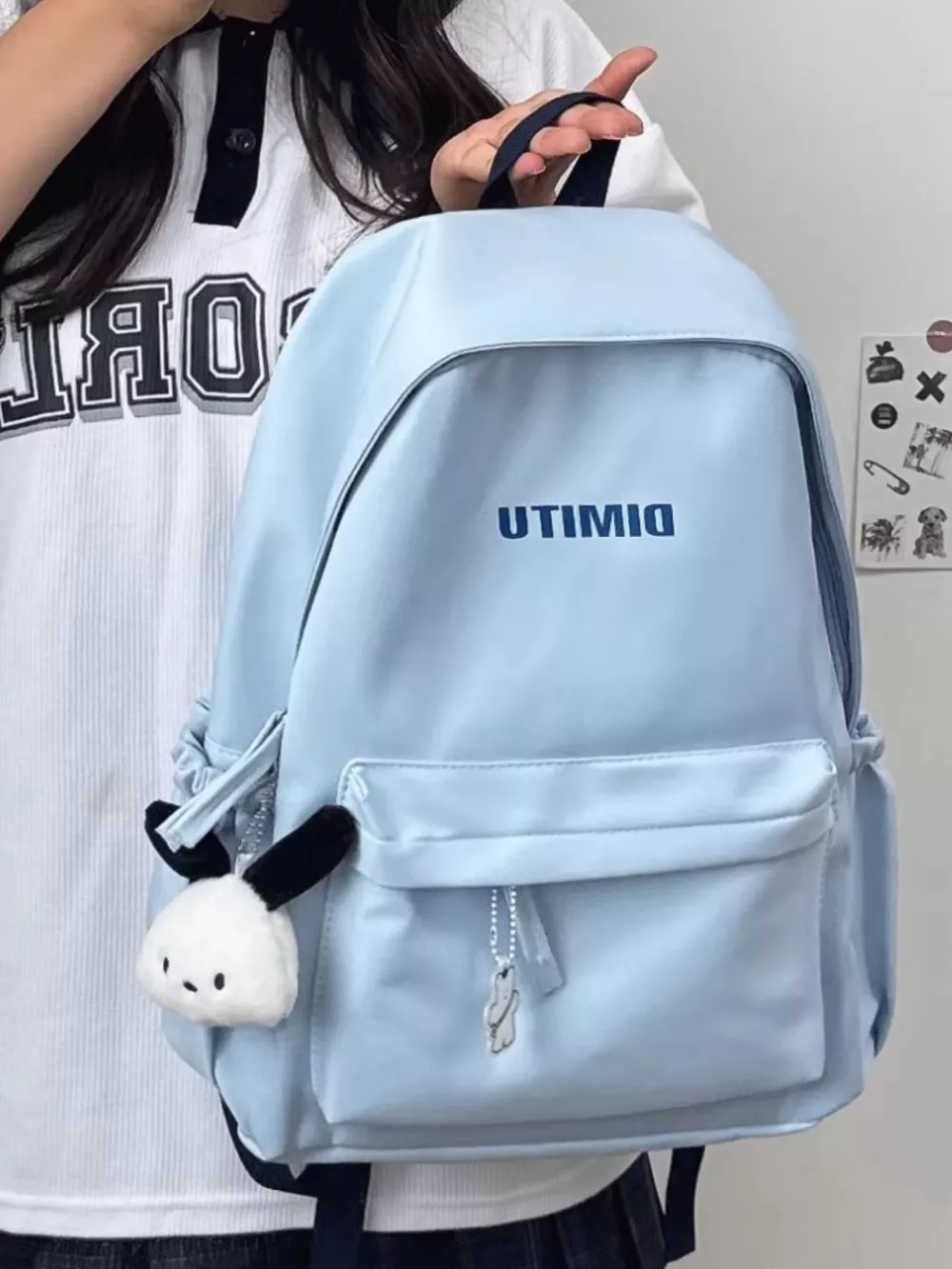 Lightweight Nylon Backpack Bag, image 4