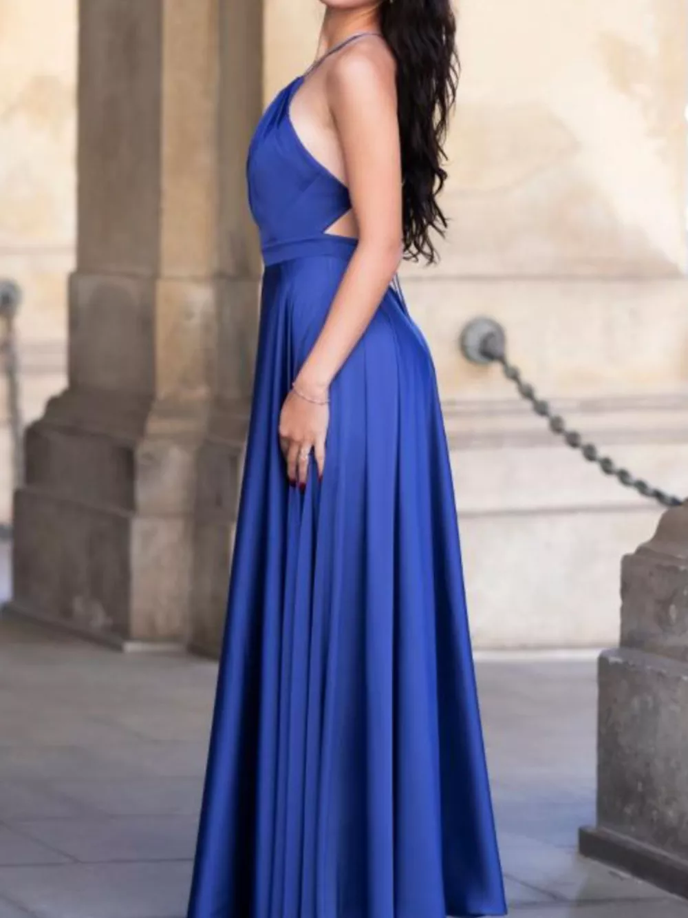 Halter Neck Slit Maxi Dress, image 11