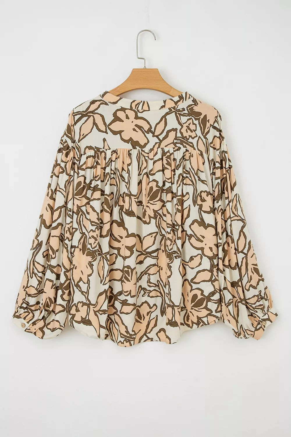 Floral Print Button-Down Long Sleeve Shirt, image 4