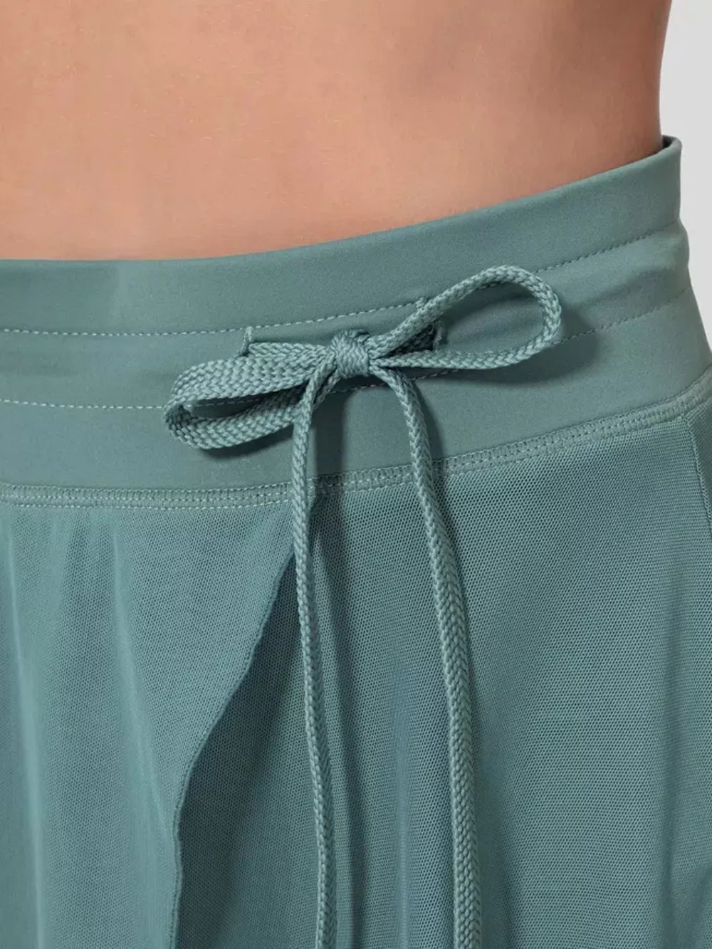 Slit Flowy Skirt with Shorts Liner, image 12