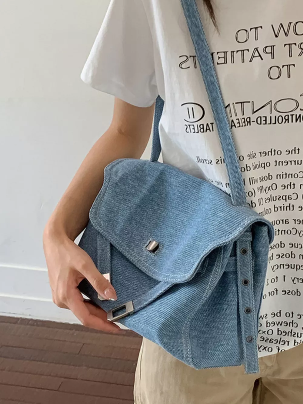 Causal Flap Crossbody Bag, image 2