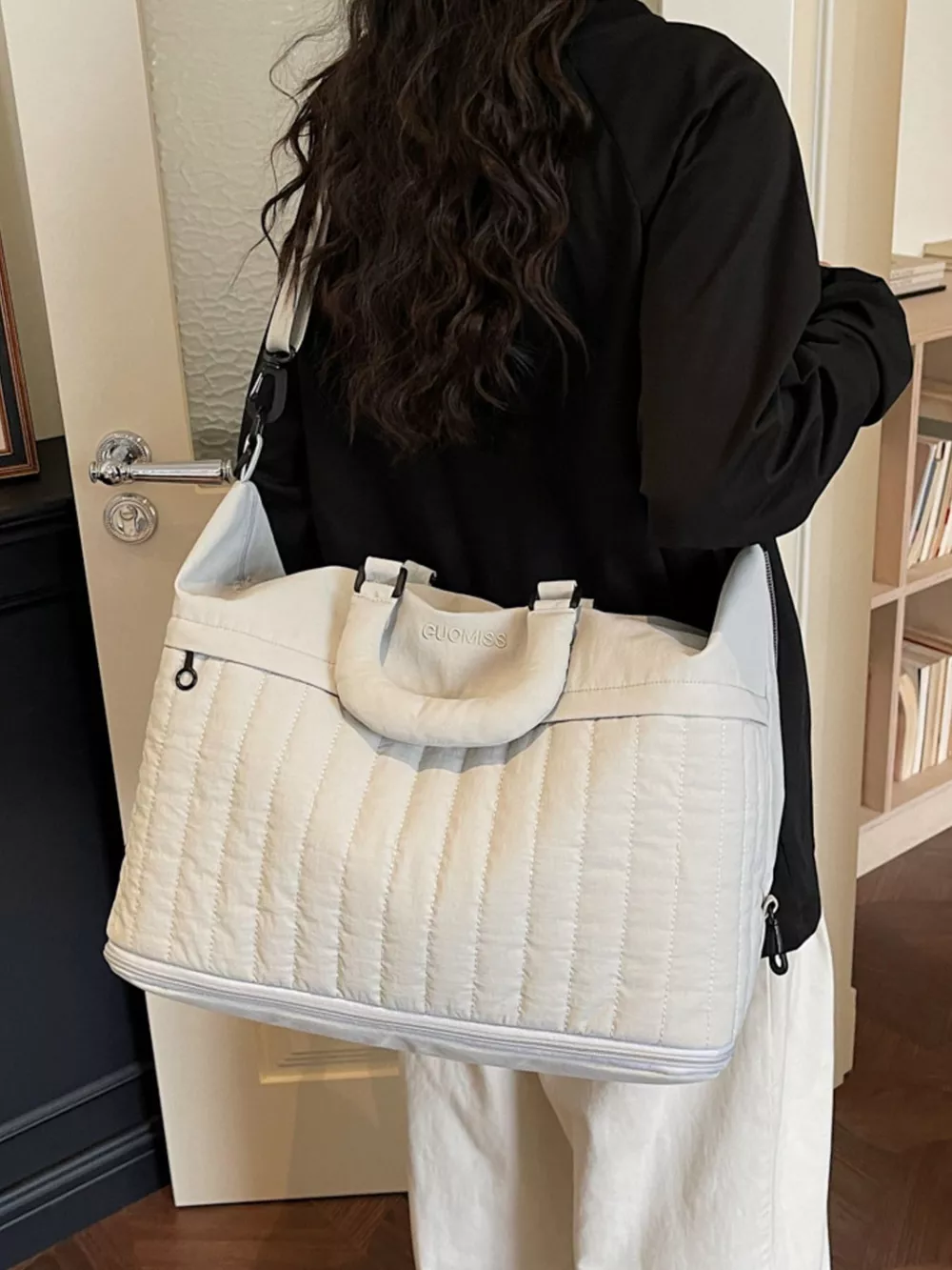 Quilted Nylon Travel Bag, image 4