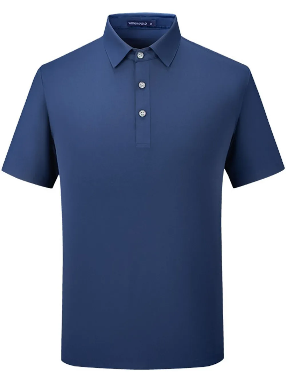 Men's Plus Size Collared Neck Short Sleeve Polo, image 2
