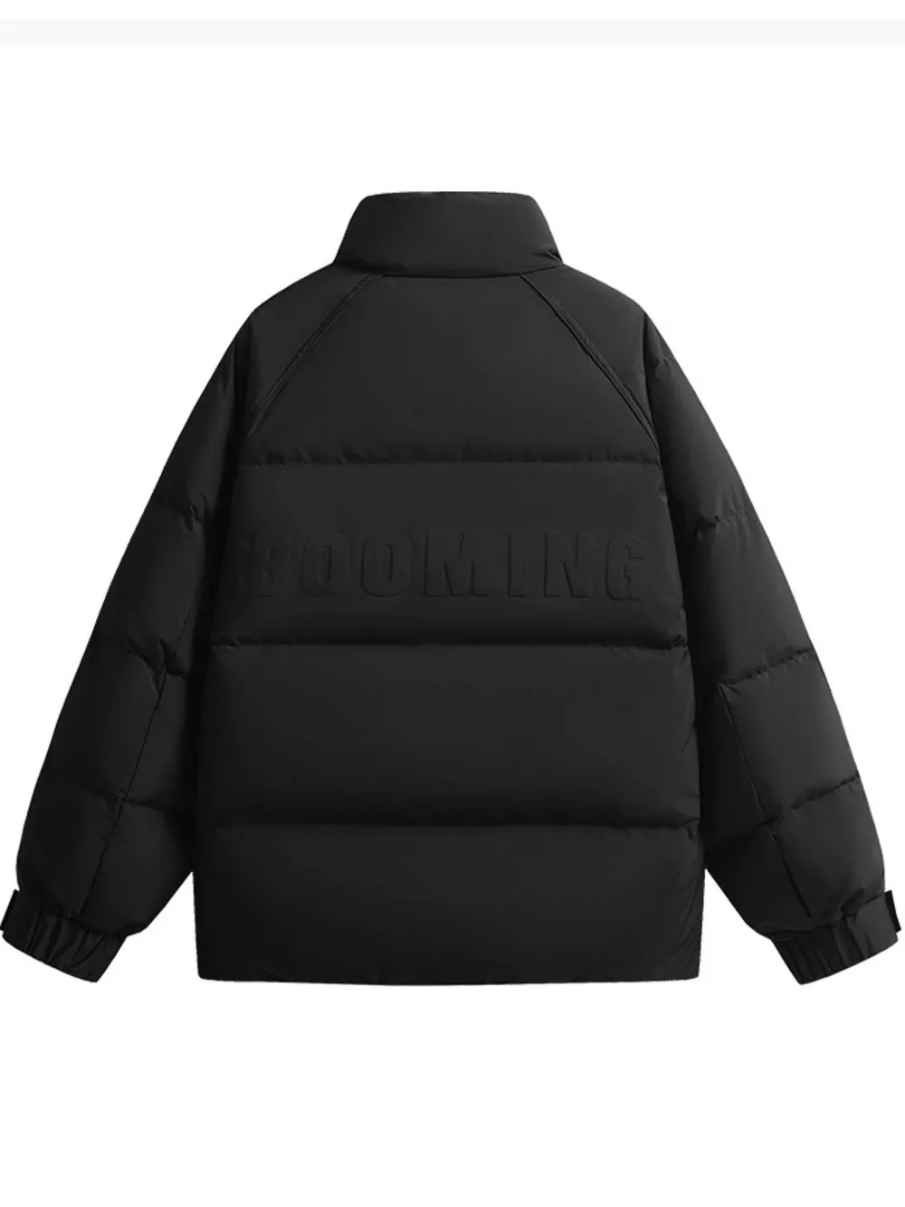 Men's Plus Size Stand Collar Puffer Jacket, image 3