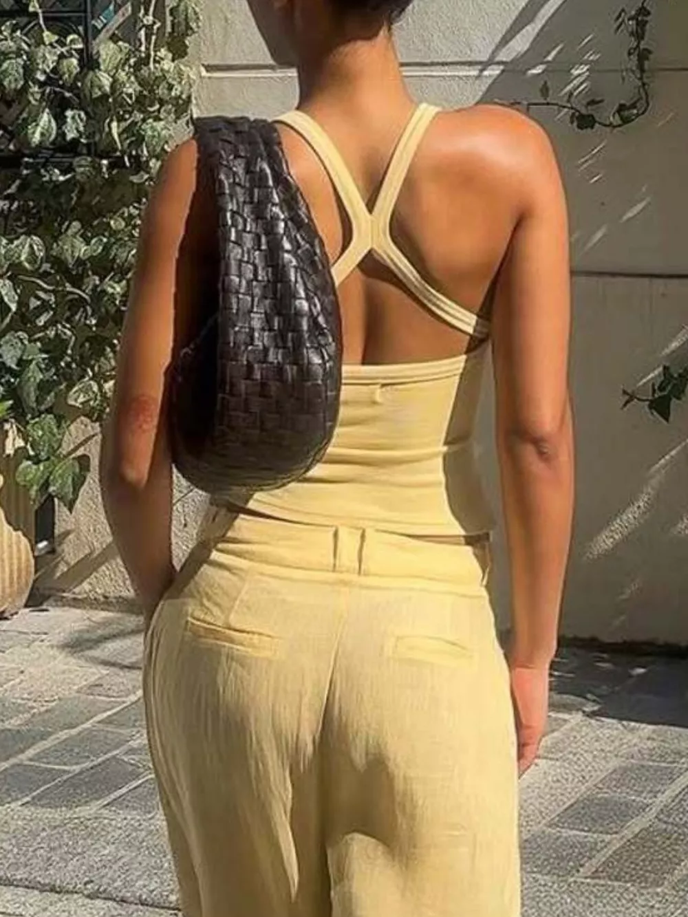 Crisscross Back Slim Fit Cami, image 4