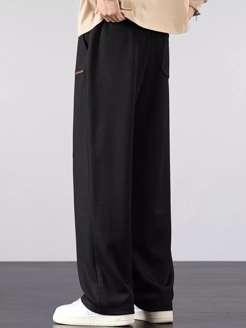 Men's Plus Size Casual Loose Fit Drawstring Pants, image 2