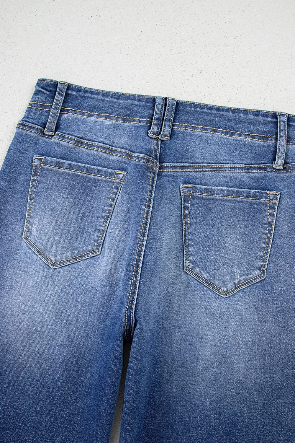 High-Waisted Wide-Leg Vintage Wash Jeans, image 24