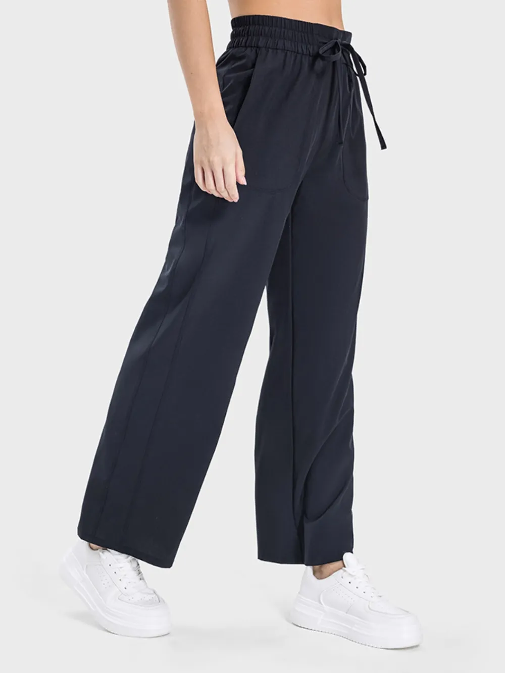Drawstring Pocketed Active Pants, image 14