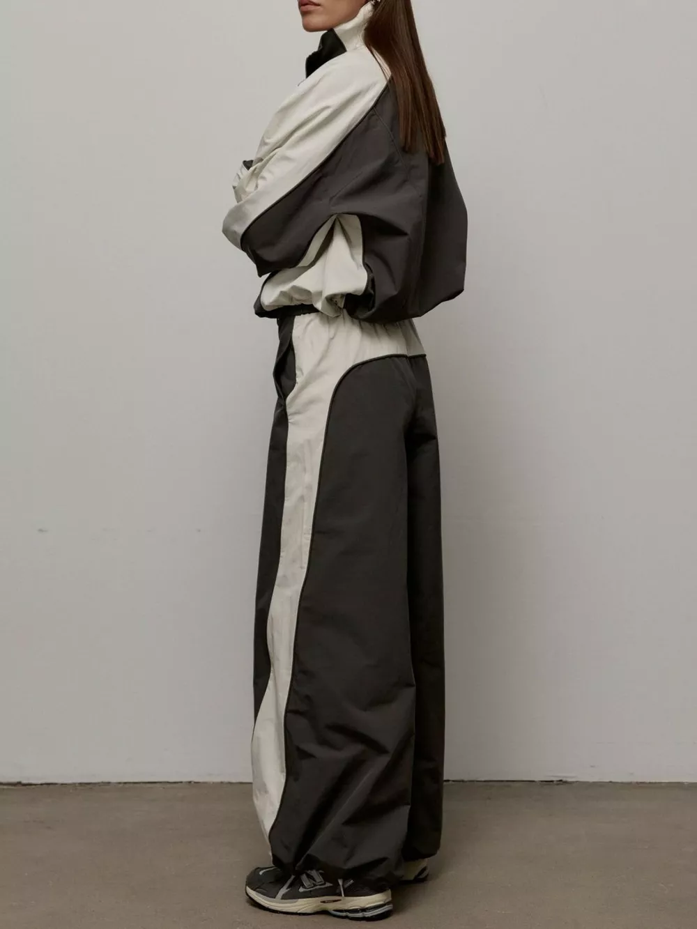 Color Block Zip Up Outerwear and Pants Set, image 14