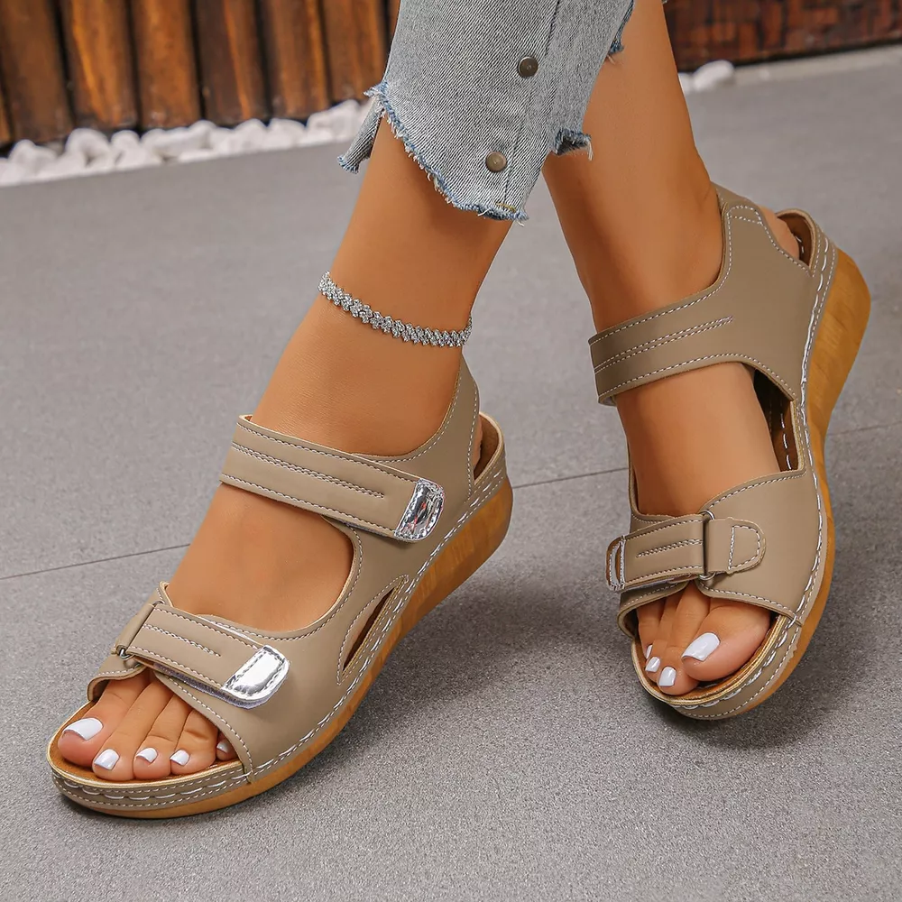 Open Toe Wedge Sandals, image 9