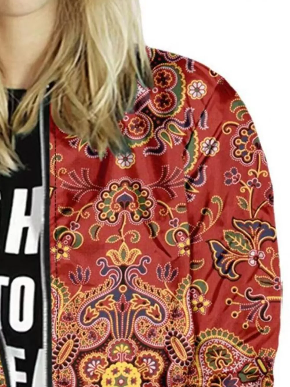 Zip Up Printed Jacket, image 9