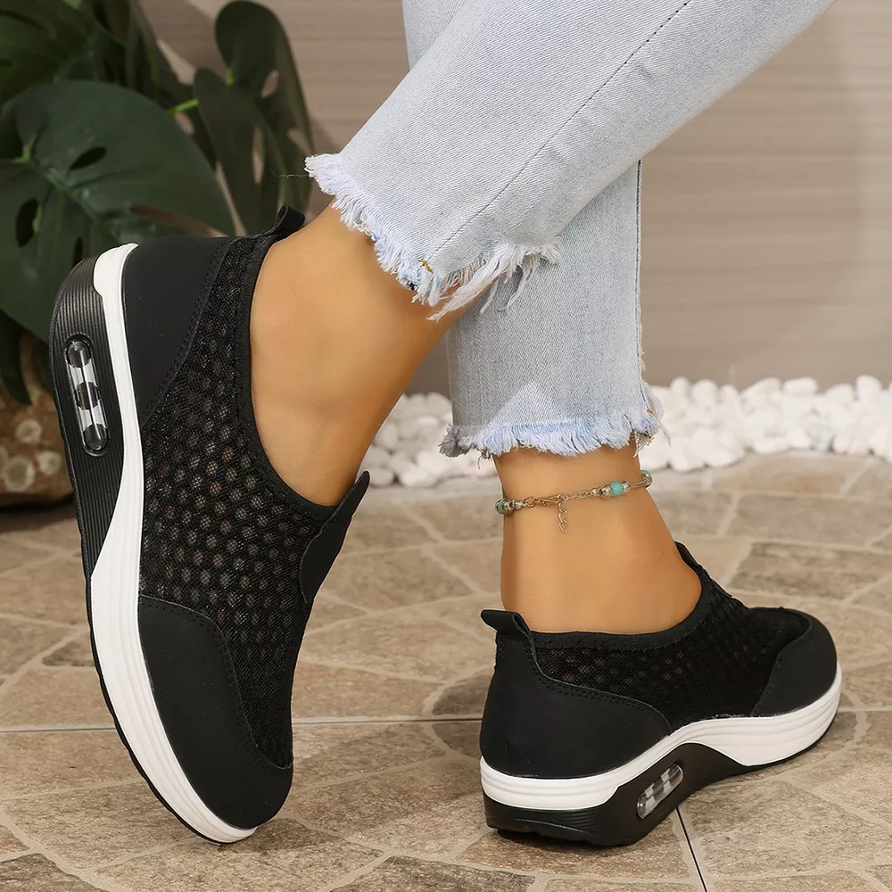 Round Toe Mesh Sneakers, image 11