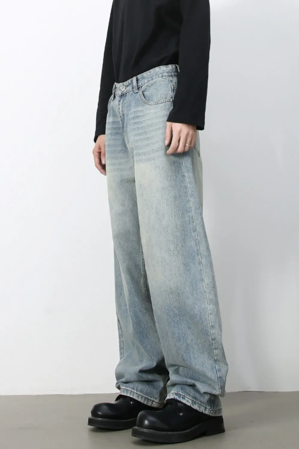 Men's Wide Leg Jeans, image 10