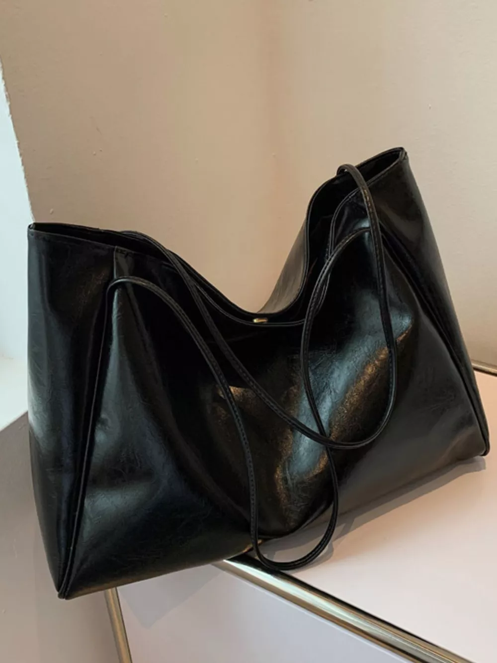 PU Leather Tote Bag