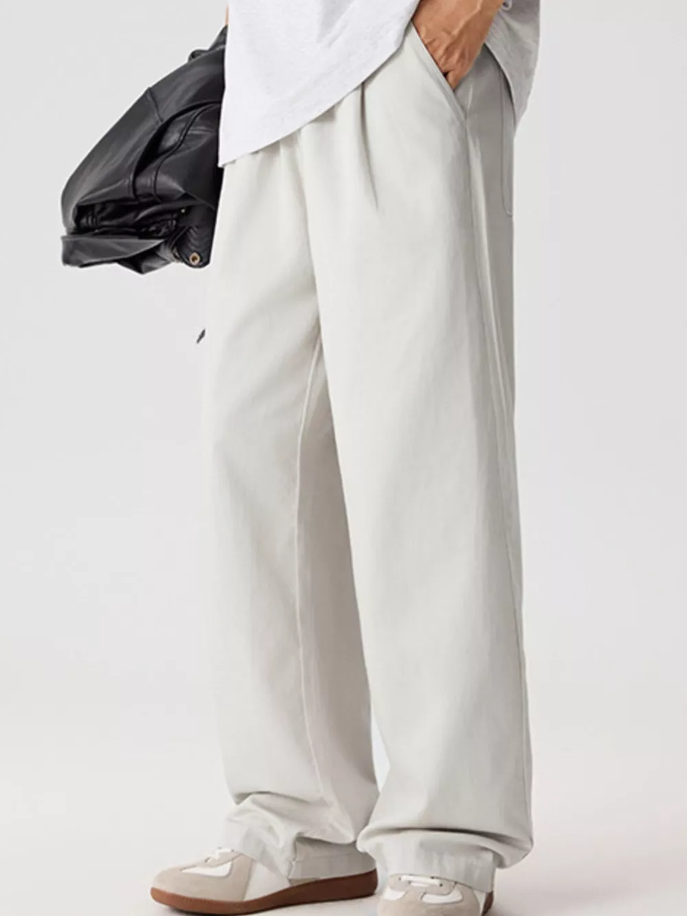 Men's Relaxed Fit Pants with Pockets, image 11