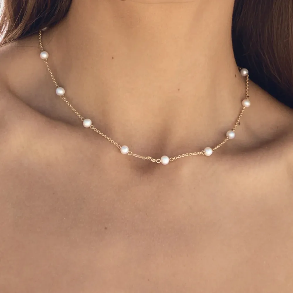 Freshwater Pearl 18K Gold-Plated Necklace, image 2