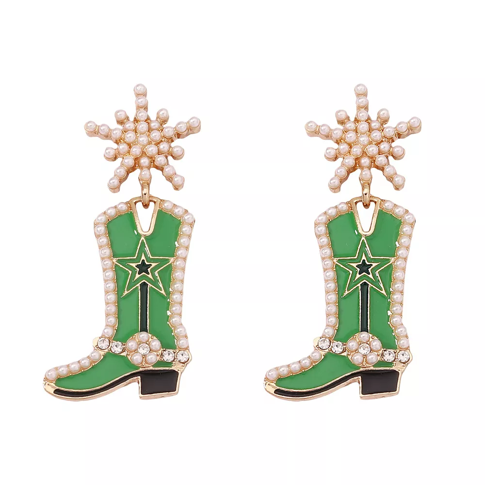 Cowgirl Boot Dangle Earrings, image 4