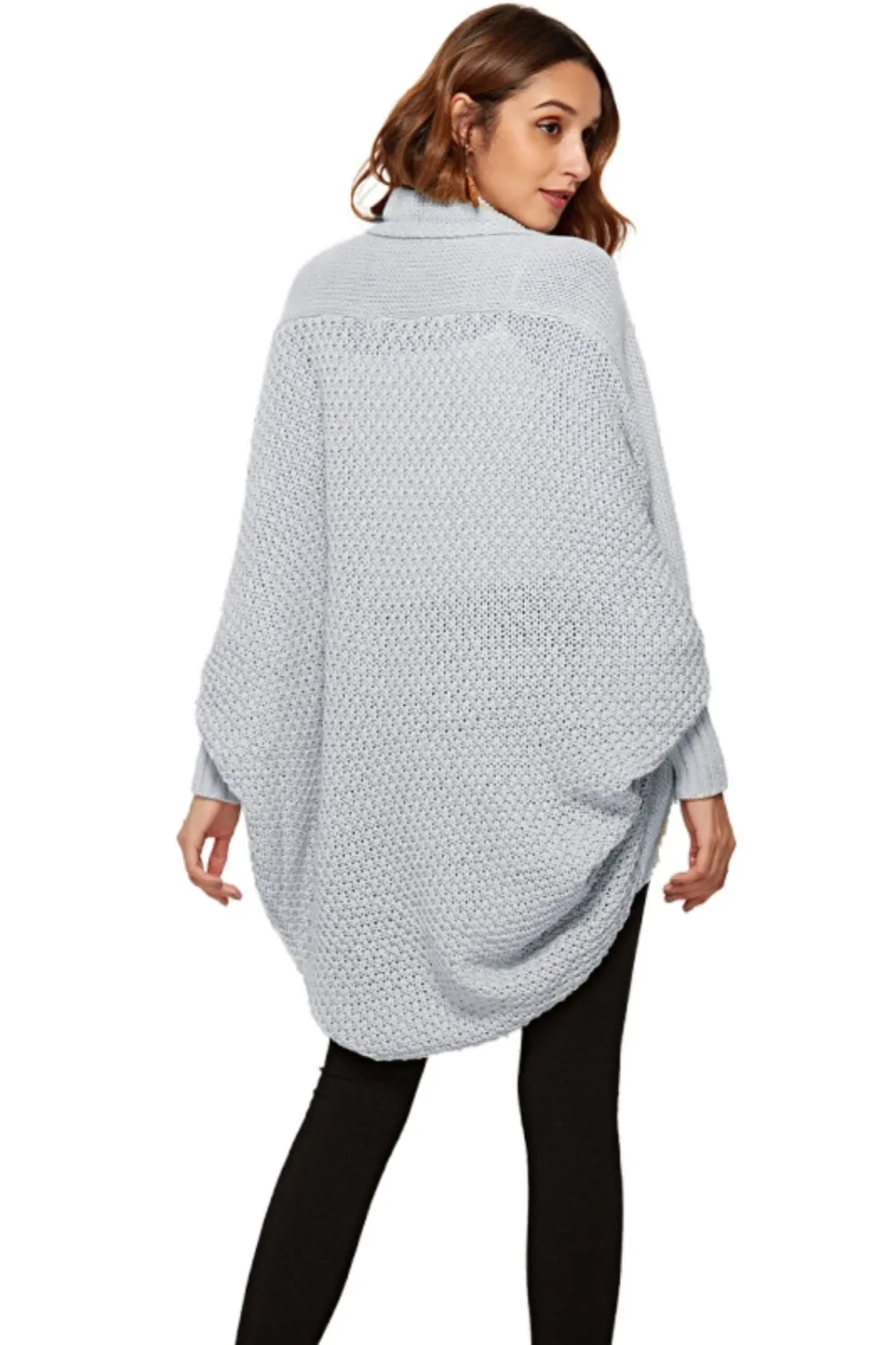 Open Front Batwing Sleeve Cardigan, image 14