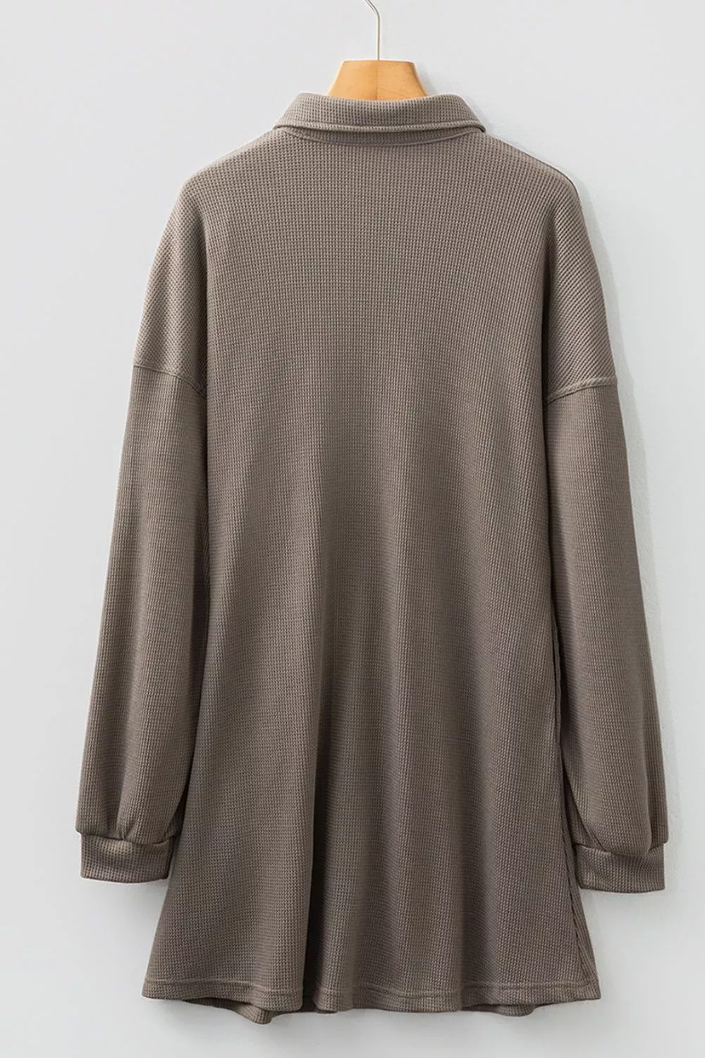 Casual Button-Down Dress with Pockets, image 9