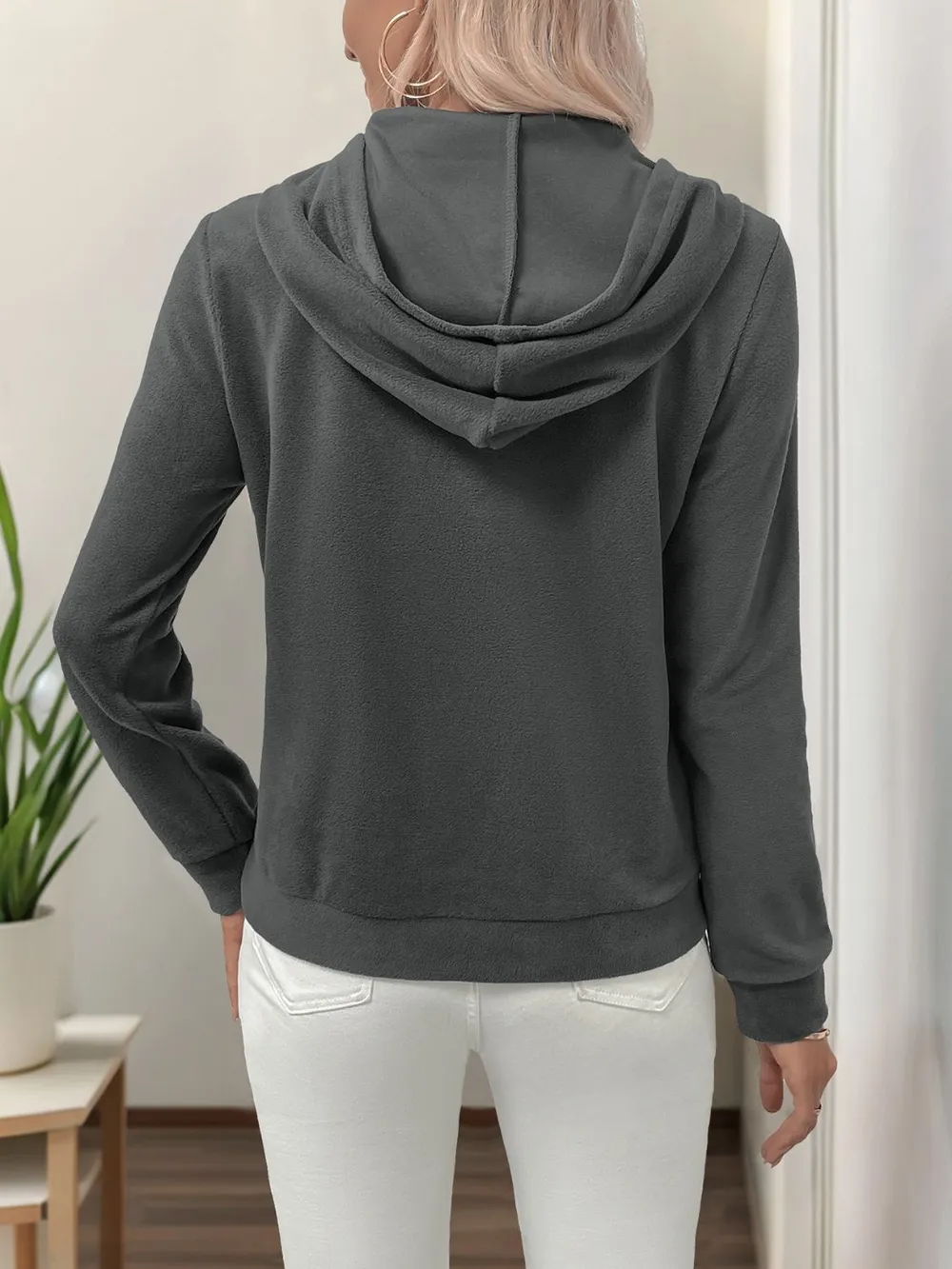 Pearl Butterfly Long Sleeve Hoodie, image 2