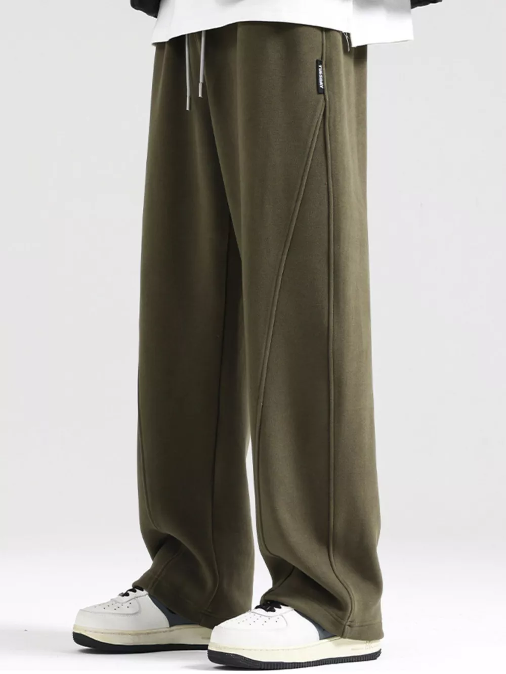 Men's Plus Size Wide Leg Casual Pants, image 2