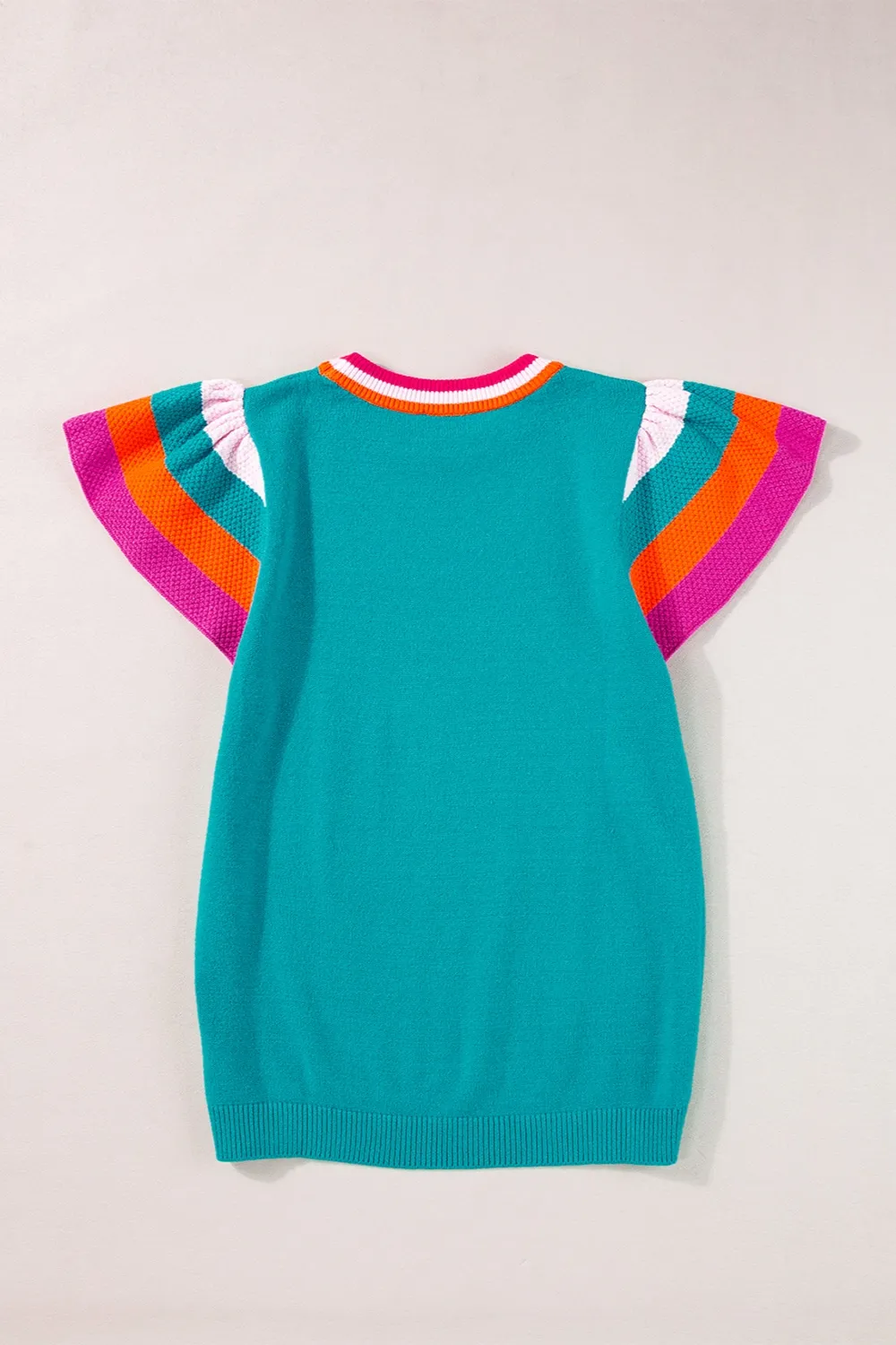 Color Block Round Neck Knit Top, image 23