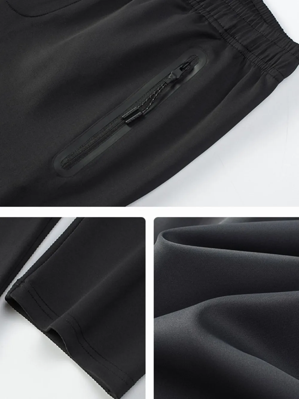 Men's Plus Size Elastic Waist Active Pants, image 9