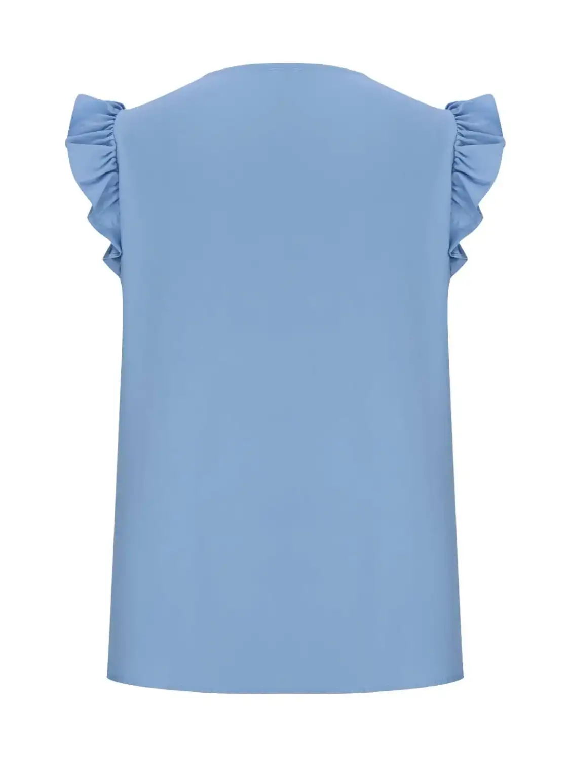 Lace Detail V-Neck Cap Sleeve Blouse, image 7