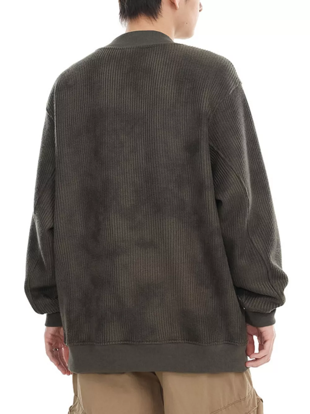 Men's Plus Size Round Neck Long Sleeve Sweatshirt, image 8
