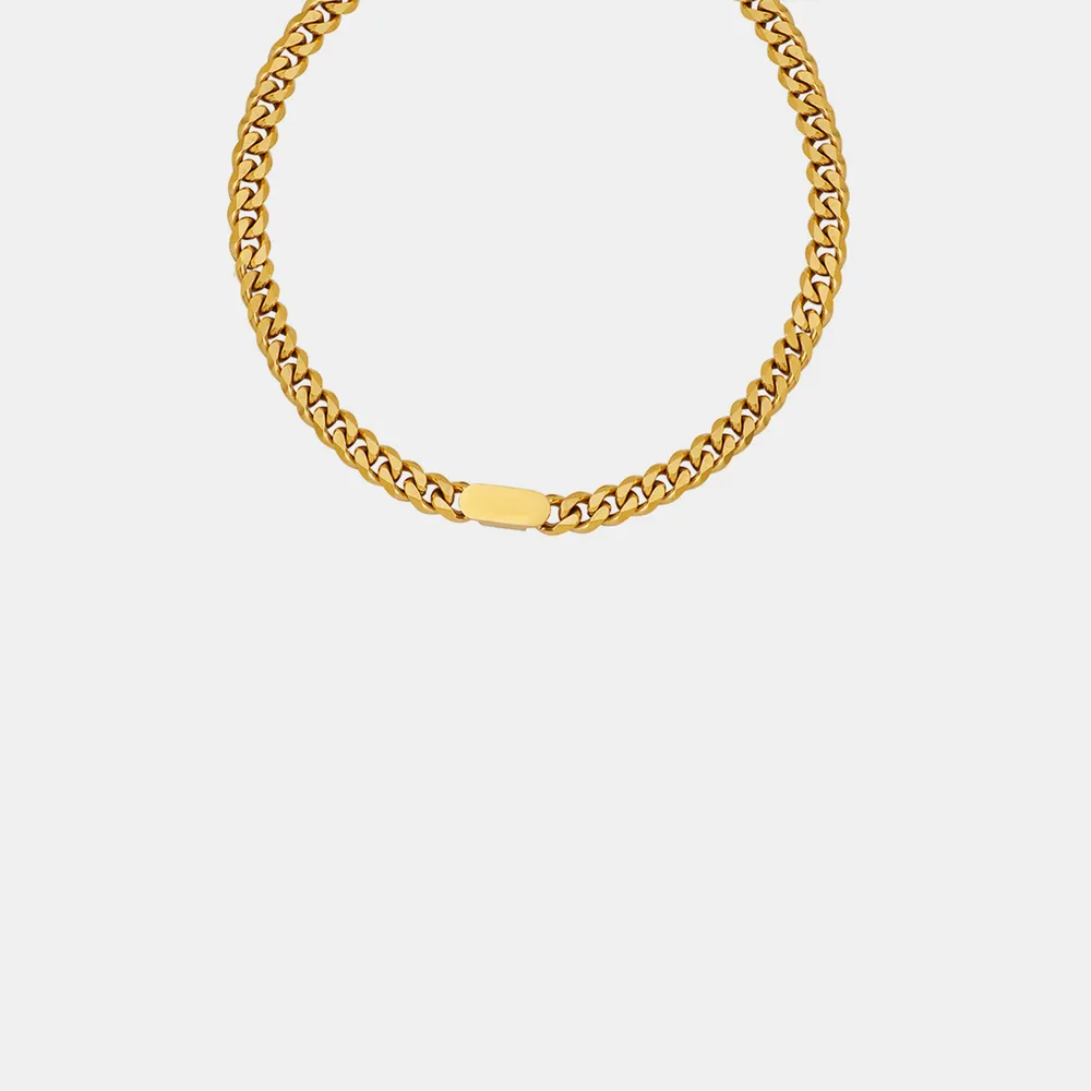 18K Gold-Plated Chain Necklace, image 3