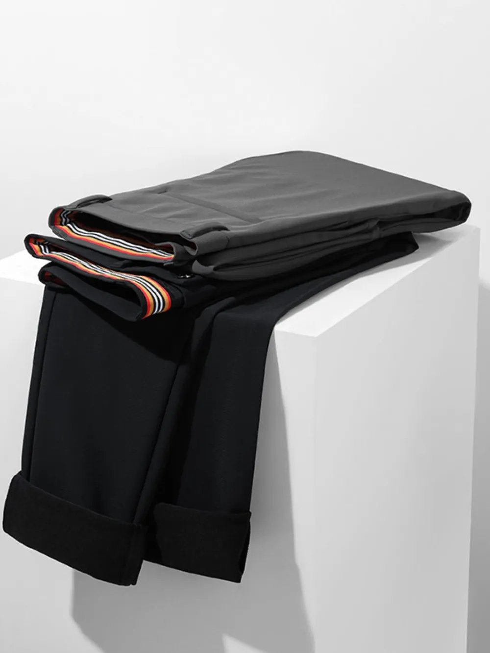 Men's Slim Fit Pants with Pockets, image 3