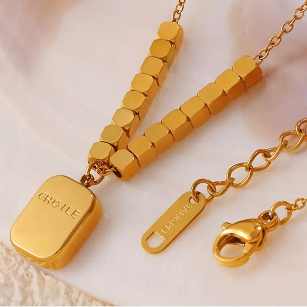 18K Gold-Plated Pendant Necklace, image 12