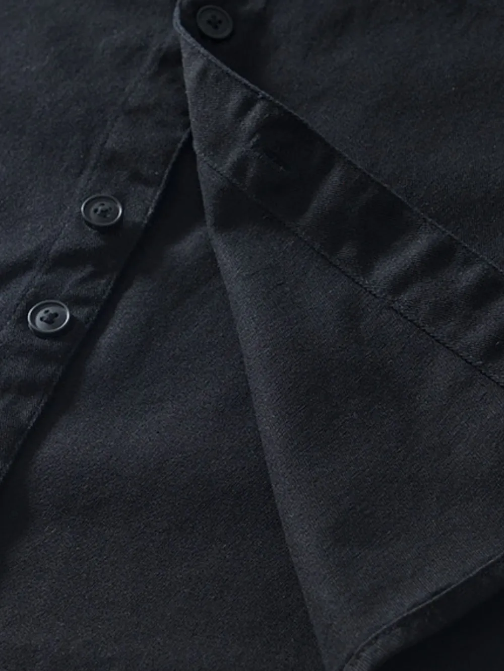 Men's Plus Size Color Block Button Up Shirt, image 5