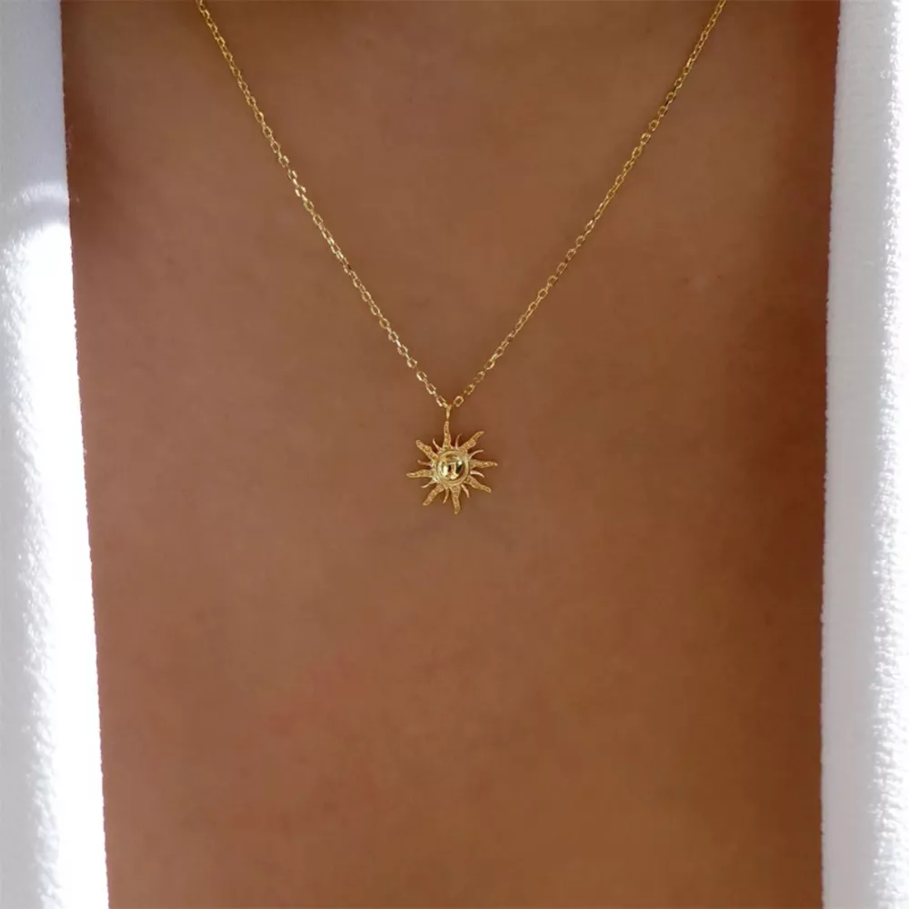 Sunburst Pendant Necklace