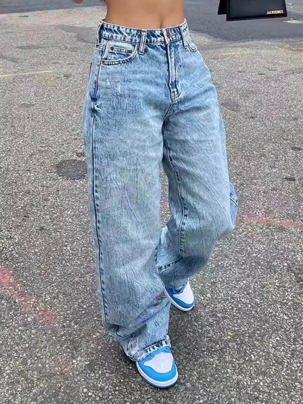 Wash Wide Leg Jeans, image 2
