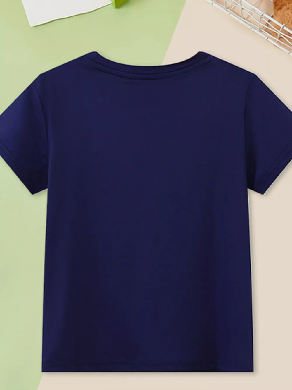 Children's Space Adventure Graphic Round Neck T-Shirt, image 5